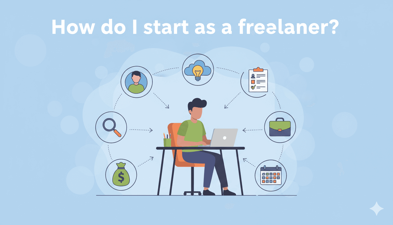 كيف أبدأ في مجال العمل الحر (فريلانسر): الدليل الشامل للمبتدئين