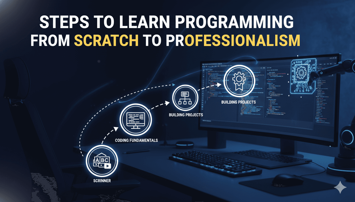 خطوات تعلم البرمجة من الصفر حتى الاحتراف