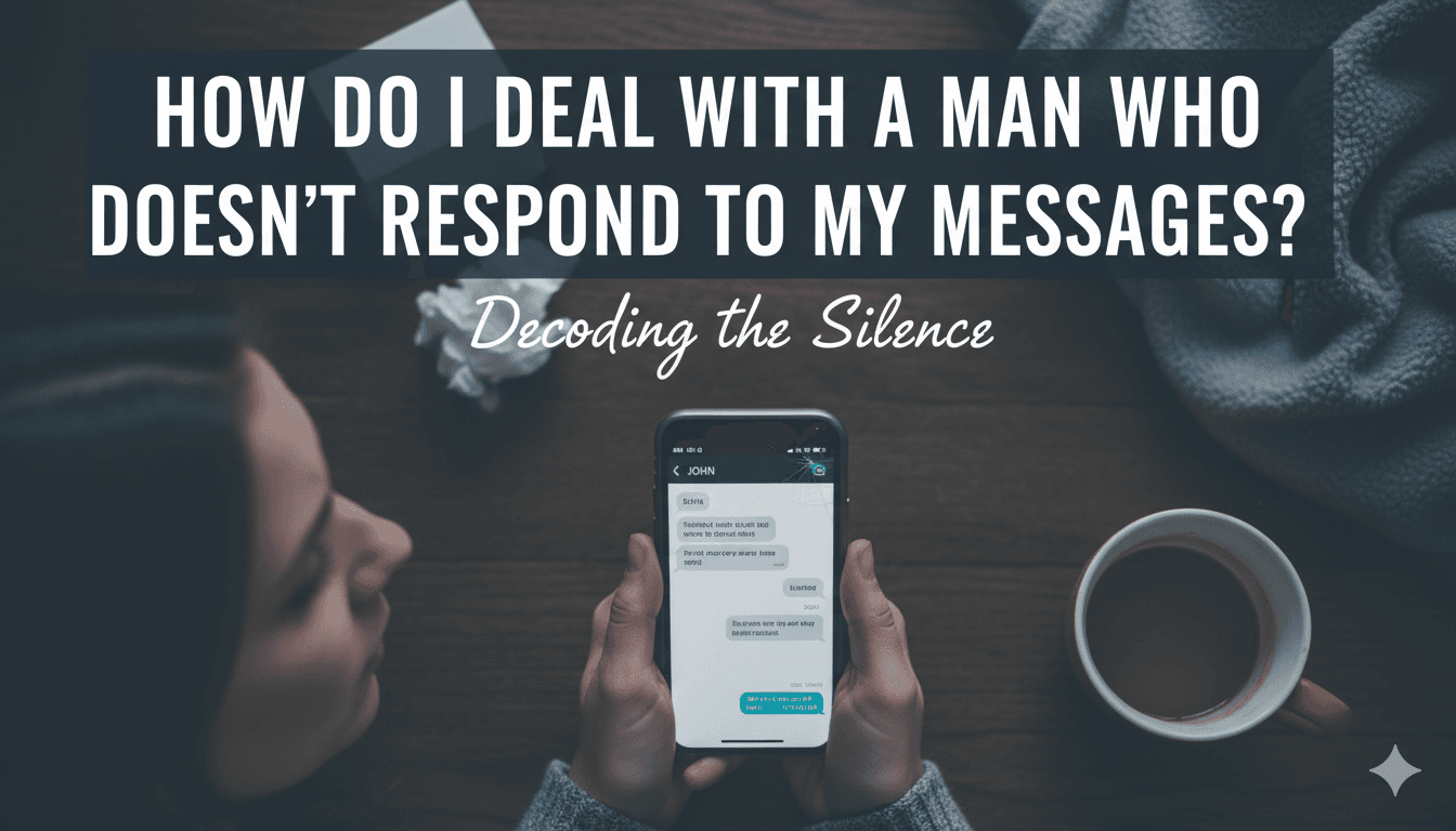 كيف أتعامل مع الرجل الذي لا يرد على رسائلي: دليل شامل لاستعادة التوازن العاطفي