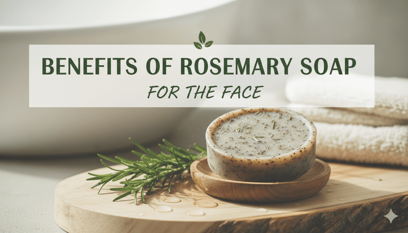 فوائد صابون إكليل الجبل للوجه: دليلك الشامل لتجديد البشرة الطبيعي