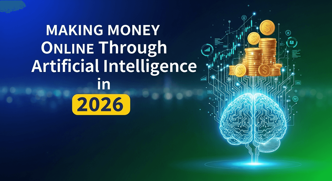 الربح من الإنترنت عبر الذكاء الاصطناعي: كيف تستغل أدوات 2026 لمضاعفة دخلك؟