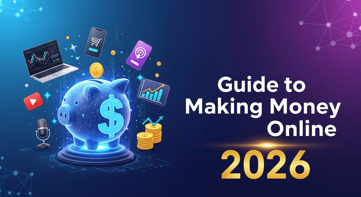 دليل الربح من الإنترنت 2026: أفضل 7 مجالات مضمونة للبدء بدون رأس مال