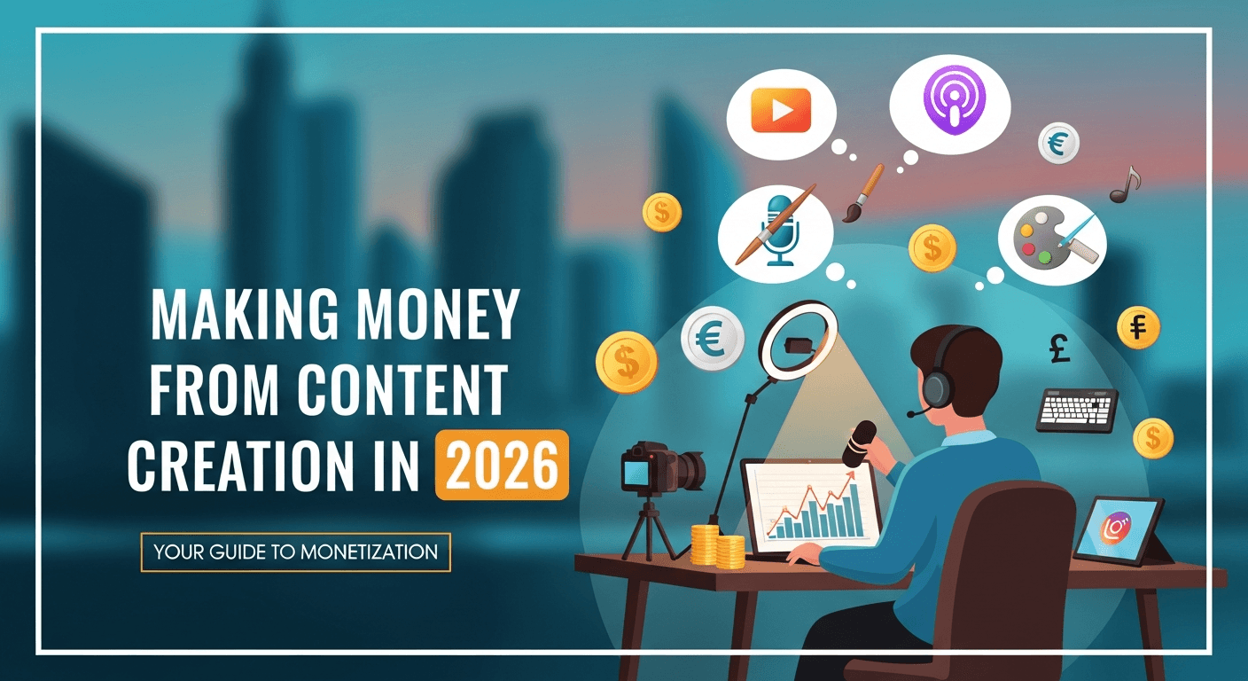 الربح من صناعة المحتوى في 2026: يوتيوب مقابل تيك توك.. أين توجد الأموال الحقيقية؟